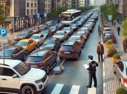 70% авто в Києві паркуються з порушеннями: як вирішити проблему?