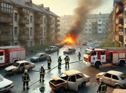 На Троєщині масово горіли автівки: що відомо про пожежі?