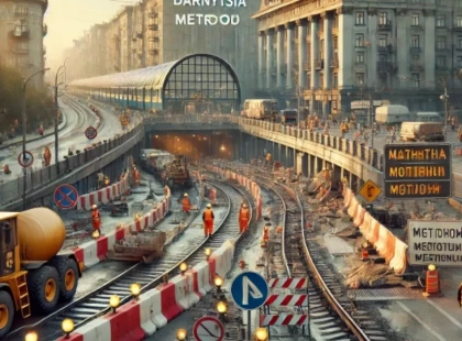 Закриття шляхопроводу біля метро «Дарниця»: тимчасова схема руху