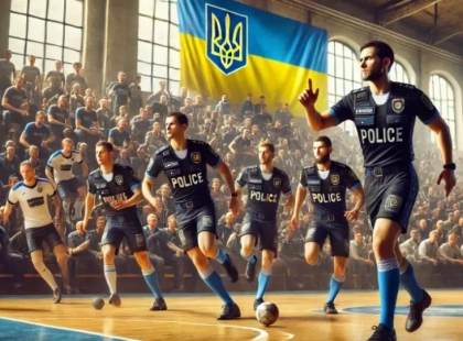 Київські патрульні здобули «бронзу» на футзальному турнірі на підтримку ЗСУ