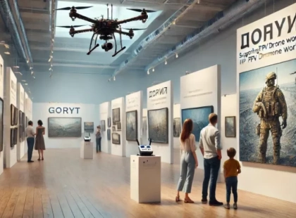 Виставка «Горить» у Києві: арт-збір на підтримку майстерні FPV-дронів