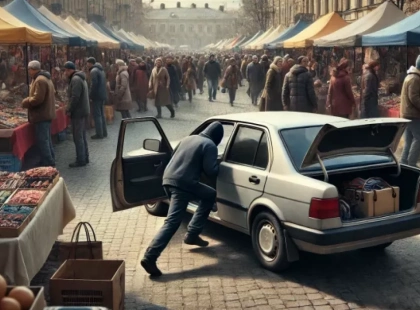 Київ: чоловік обікрав авто підприємців на ярмарку! Суд вирішить його долю