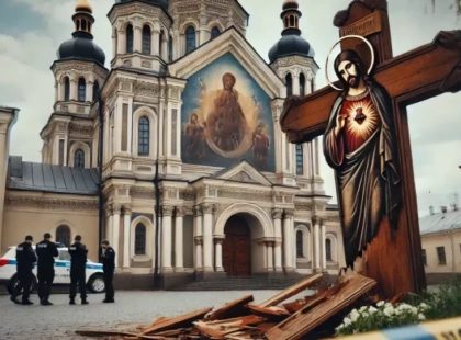 Скандал у центрі Києва: пошкоджено релігійну споруду! Хто винен?