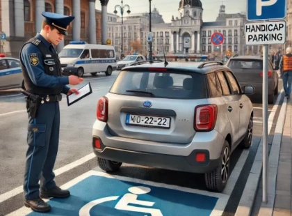 У Києві посилено контроль: водіїв штрафують за паркування на місцях для інвалідів
