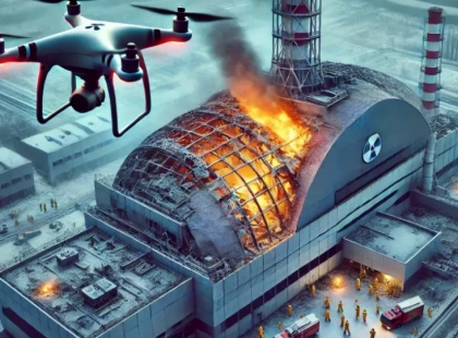 Чорнобиль після удару: тління на покрівлі саркофагу та ліквідація наслідків
