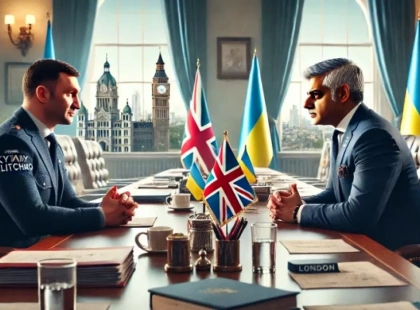 Мер Києва Віталій Кличко зустрівся з мером Лондона Садіком Ханом: співпраця для відновлення України