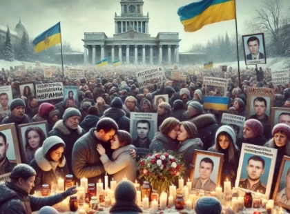 У Києві відбулася акція на підтримку зниклих безвісти військових