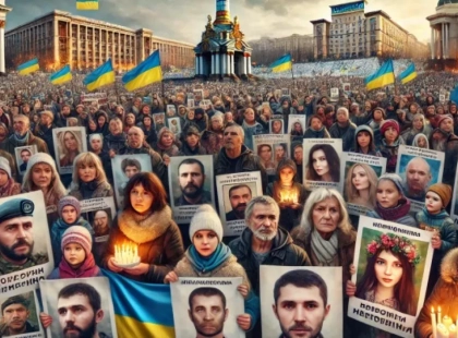У Києві відбулася акція на підтримку військовополонених: що вимагали родичі захисників