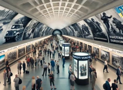 У Києві на станції метро «Золоті ворота» відкрилася фотовиставка