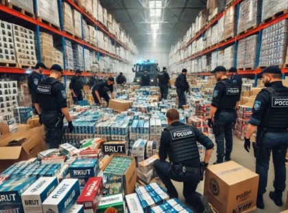 У Києві викрили масштабну схему продажу підроблених цигарок на 12 млн гривень