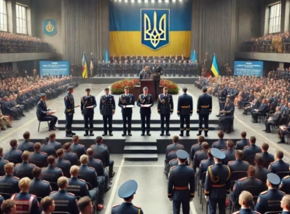 У Києві рятувальники отримали нагороди за відвагу під час ліквідації наслідків обстрілів