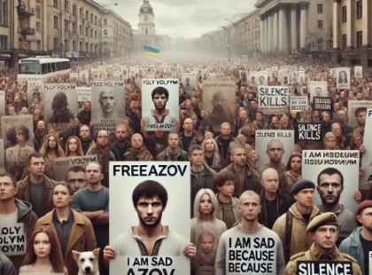 У Києві відбулася акція FreeAzov: підтримка полонених бійців "Азову"