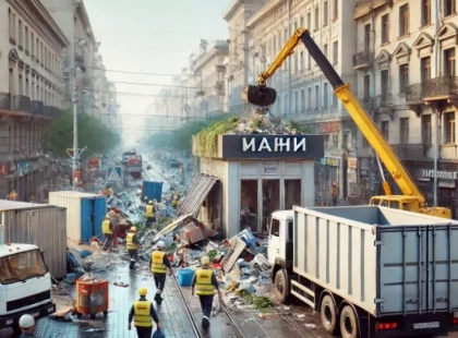 МАФи, гаражі та контейнери: за три місяці в Києві демонтували 700 об'єктів благоустрою