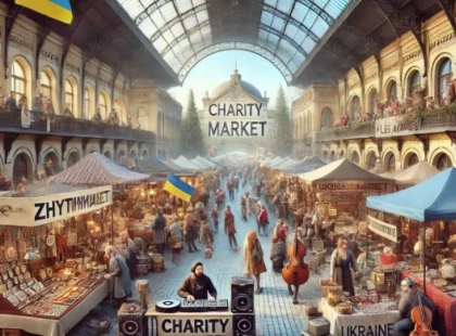 Благодійний «Подільський шук» у Києві: барахолка, вінтаж і підтримка ЗСУ
