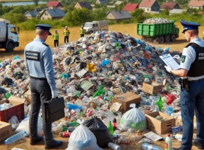 На Київщині виявили несанкціоноване звалище побутових відходів
