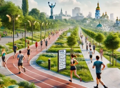 У Києві створять 18 офіційних маршрутів для бігу та ходьби