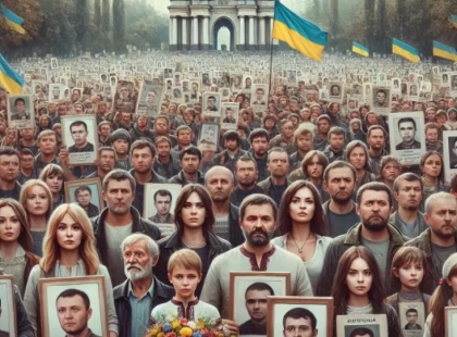 У Києві пройшла акція на підтримку військовополонених: деталі