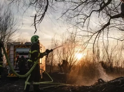 У Києві горів заказник «Осокорківські луки»: знищено понад 4 га