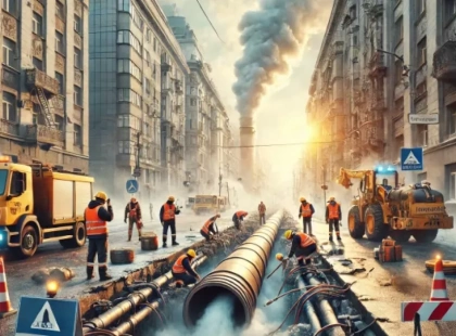 "Київтеплоенерго" у лютому ліквідувало майже 600 аварій тепломереж