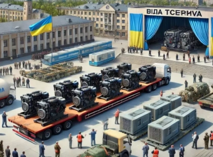 Білоцерківська громада отримала генератори та обладнання від німецького міста-побратима