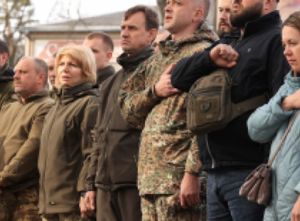 Ірпінь вшанував героїв: як добровольці отримали заслужені нагороди