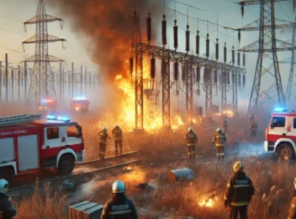 У Броварах загорілася підстанція: що сталося на світанку