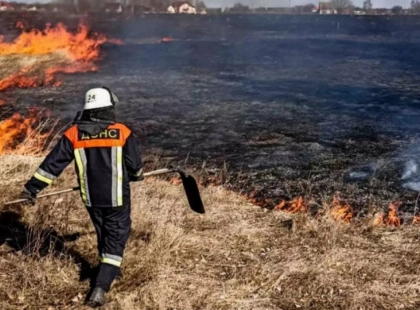 Пожежі на Київщині: 16 гектарів трав’яного настилу згоріли за добу