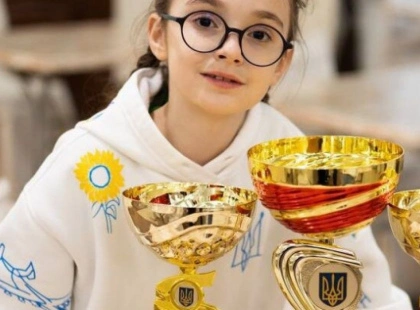 Юна бучанка Дар’я Кравчук виграла три золоті медалі на Чемпіонаті України з шахів