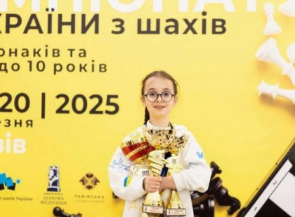 Юна бучанка Дар’я Кравчук стала абсолютною Чемпіонкою України з шахів