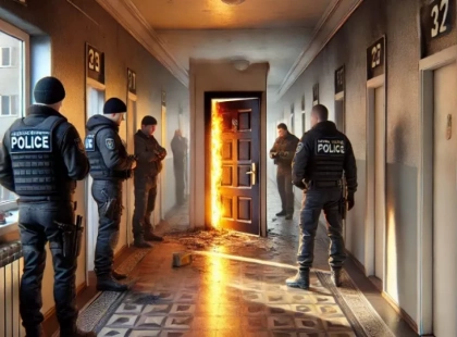 У Києві чоловік підпалив двері знайомого після конфлікту — його затримали