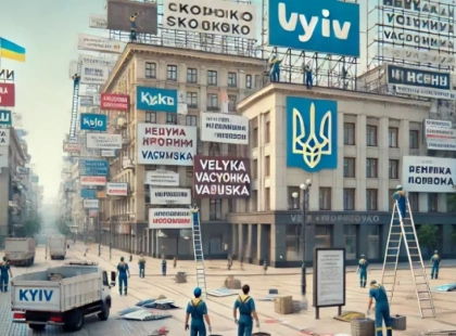 У Києві за 10 днів демонтували майже 1000 незаконних рекламних конструкцій