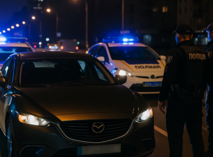 Погоня в столиці: у Києві затримали водія з ознаками наркотичного сп’яніння