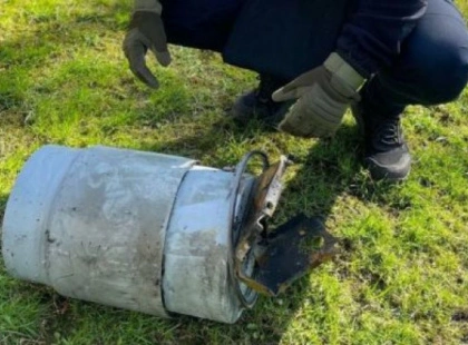 Бойова частина дрона "Герань-2" впала під Києвом: подробиці інциденту