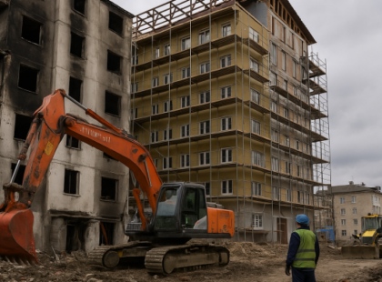 Відбудова Київщини: 70% пошкоджених об’єктів уже відновлено