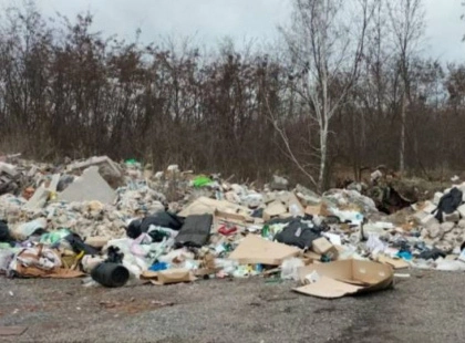 Виявлено несанкціоноване сміттєзвалище на території села Мила: 600 м²