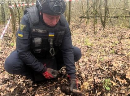 У лісі під Києвом знайшли бойову гранату: чому це небезпечно навіть через 80 років