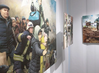 У Києві відкрили виставку Фанні Лешевальє на підтримку військових