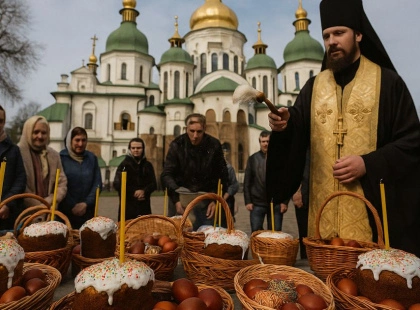 Великдень 2025: Розклад освячення пасок у Києві
