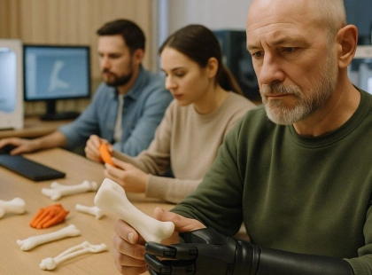 Ветерани вчитимуться 3D-моделюванню та біомедінженерії в КПІ: нові можливості для майбутнього