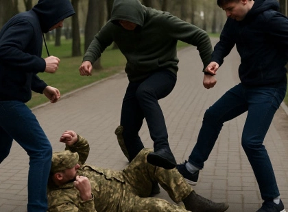 У Києві 17-річні підлітки побили військового у парку