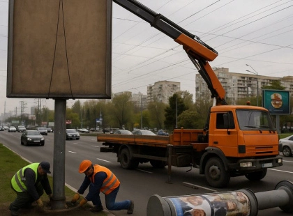 У Києві демонтуватимуть незаконну наземну рекламу: перелік локацій 21-25 квітня