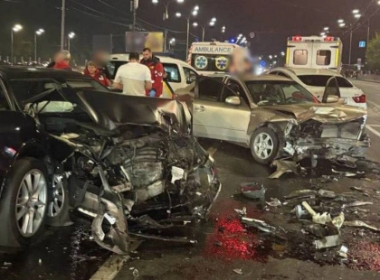 Масова ДТП у Києві: п’яний водій спричинив аварію з шістьма авто