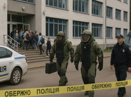 Фейкове мінування школи в Києві: псевдомінера затримано, загрожує до 8 років