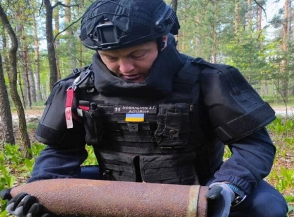 Сапери знешкодили небезпечні боєприпаси Другої світової на Київщині