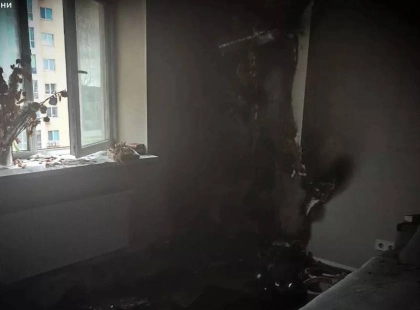 Пожежа у Софіївській Борщагівці: згорів комп’ютерний стіл у багатоповерхівці