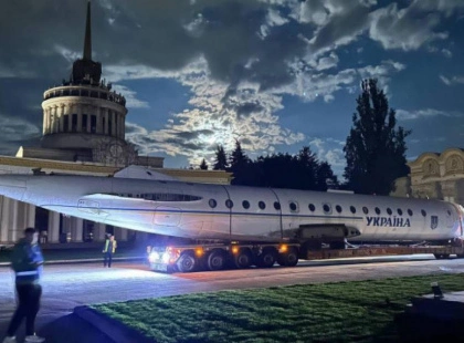 Ту-134 «Україна» на ВДНГ: легендарний літак став експонатом фестивалю