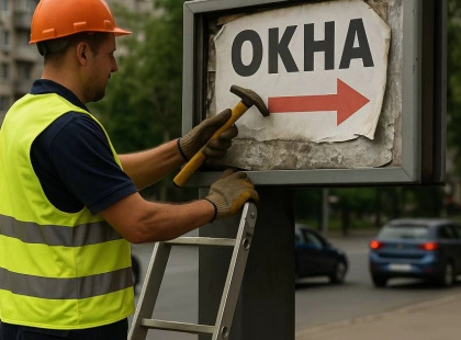Демонтаж незаконної реклами в Києві: адреси робіт 19–23 травня 2025
