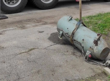 На Київщині на подвір’ї приватного будинку виявили бойову частину ракети Х-101