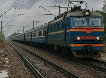 Відновлено рух потяга, що застряг через стихію - УЗ