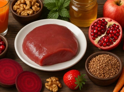 Гемоглобін на максимумі: Які продукти їсти, щоб почуватись краще?